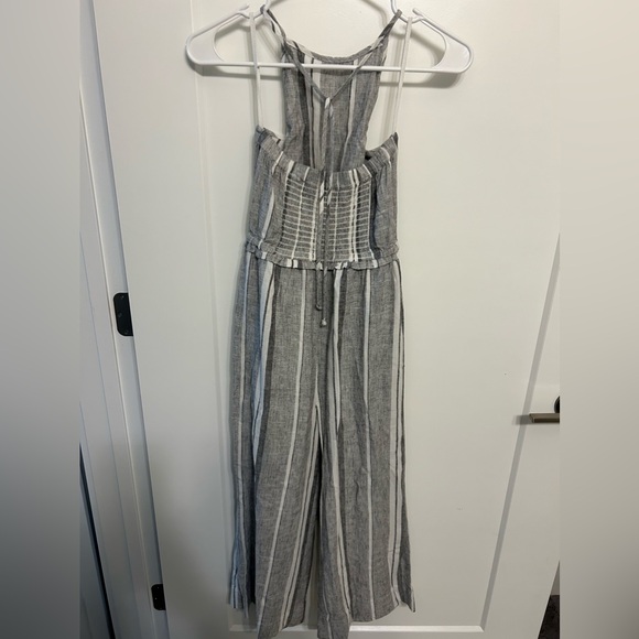 Cloth & Stone Striped Linen Blend Jumpsuit - Picture 7 of 11